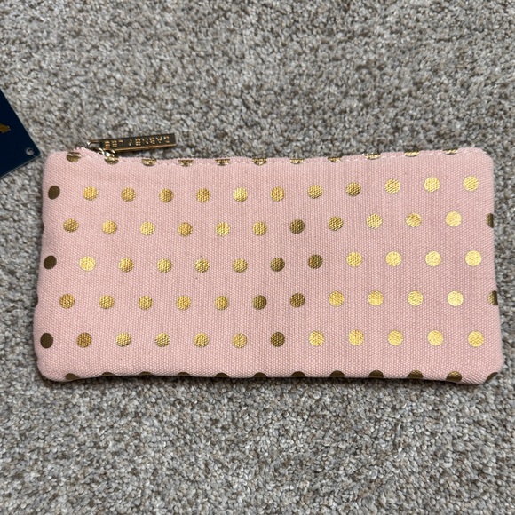 Danny Lee | Pencil Case in Pink & Gold Polka Dot - Picture 12 of 12